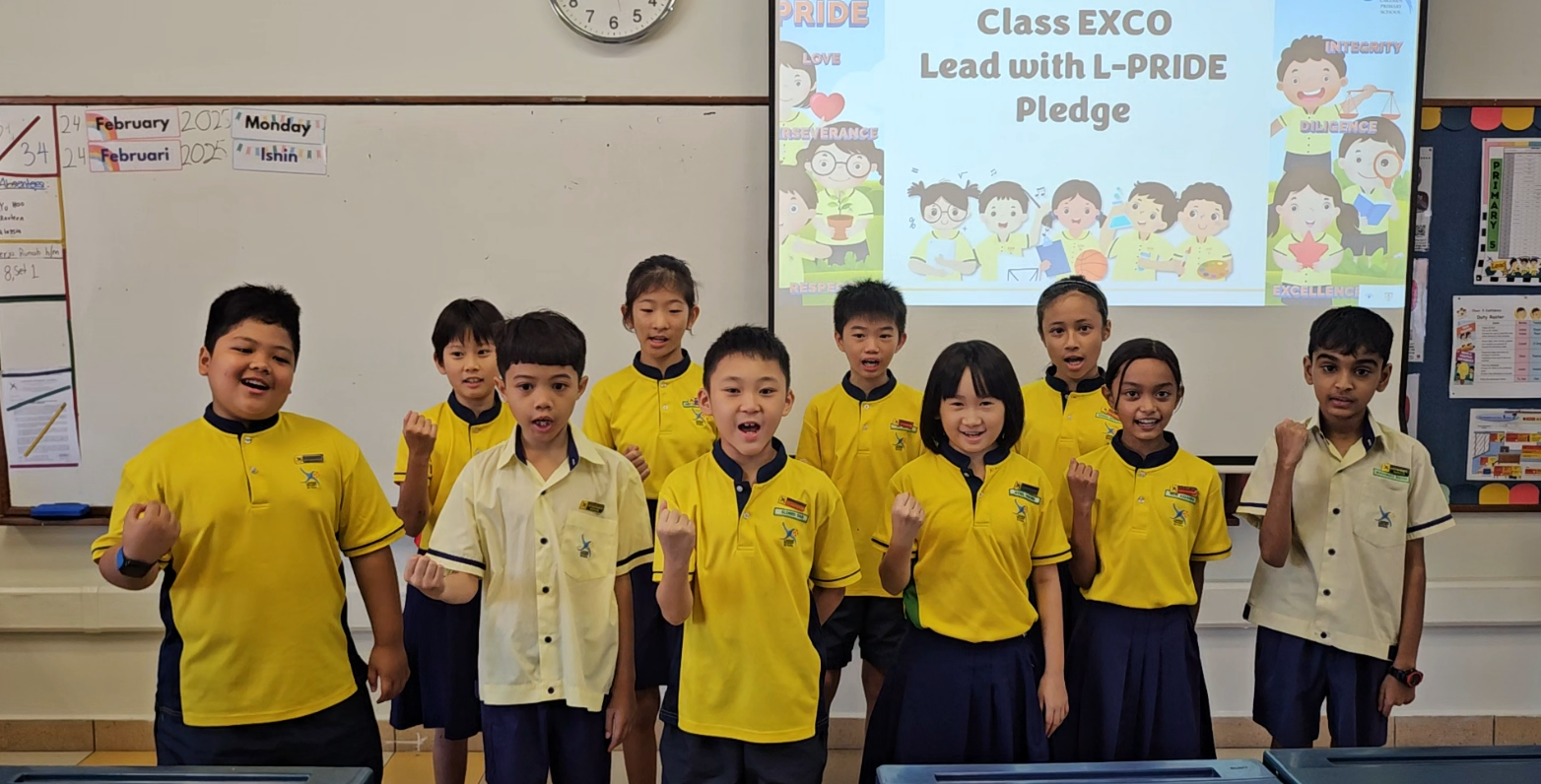 Newly appointed class EXCO members take the L-PRIDE pledge